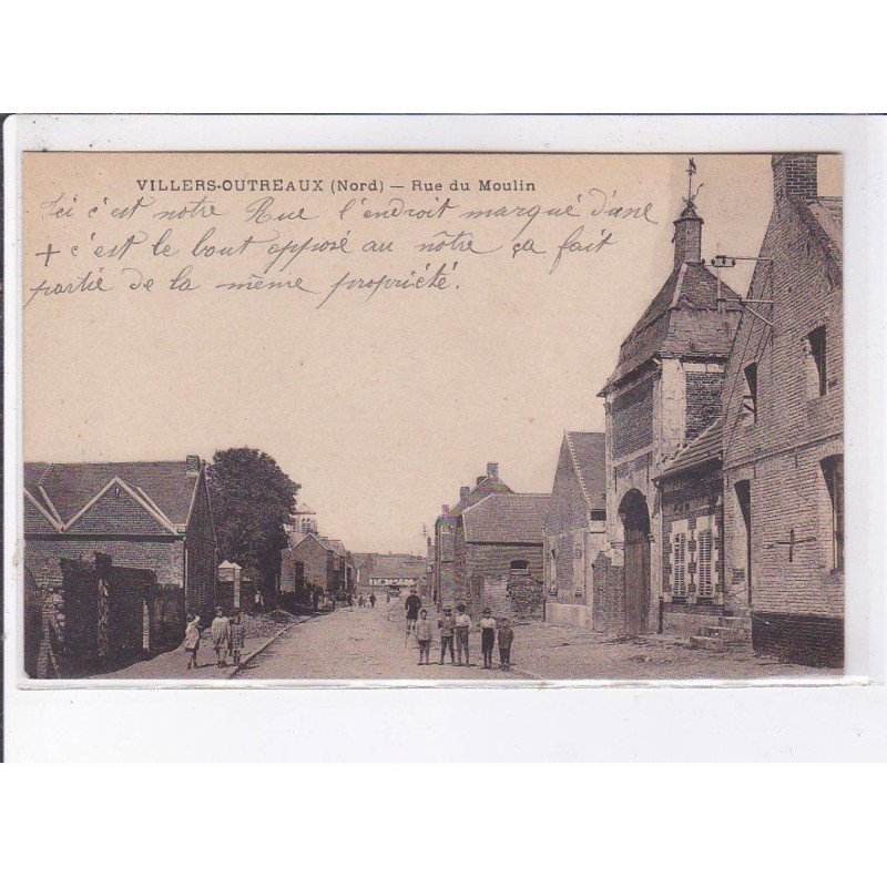 VILLERS-OUTREAUX: rue du moulin - très bon état