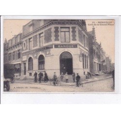 MERVILLE: coin de la grand'place, banque, société générale - très bon état