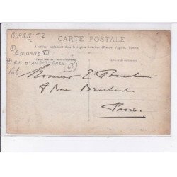 BIARRITZ: Edouard VII, roi d'angleterre - très bon état