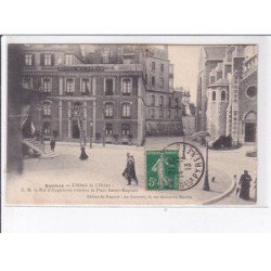 BIARRITZ: l'hôtel de l'océan, le roi d'angleterre Edouard VII traverse la place sainte-eugénie - état