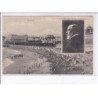 BIARRITZ: le roi d'angleterre Edouard VII, vue de la plage - très bon état