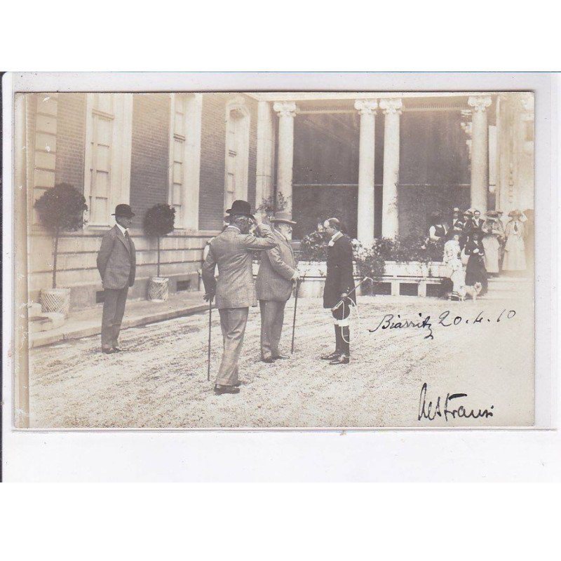 BIARRITZ: le roi d'angleterre Edouard VII, hôtel du palais - très bon état BIARRITZ: le roi d'angleterre Edouard VII, hôtel du palais - très bon état