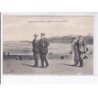 BIARRITZ: le roi d'angleterre Edouard VII et son secrétaire, plage de biarritz - très bon état