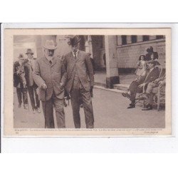 BIARRITZ: la dernière photo d'Edouard VII le roi d'angleterre et son aide de camp  - très bon état