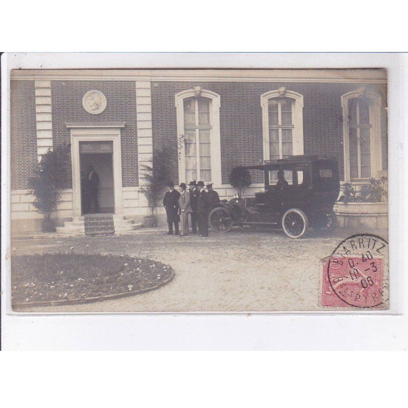 BIARRITZ: d'Edouard VII le roi d'angleterre à l'hôtel du palais - très bon état