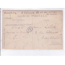 BIARRITZ: d'Edouard VII le roi d'angleterre et ses gardes du corps - très bon état