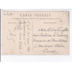 BIARRITZ: le roi d'angleterre Edouard VII précédé de M. Gréville et duchesse de Manchester - état