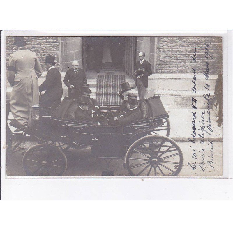 BIARRITZ: Edouard VII roi d'angleterre quitte l'église anglicane - très bon état BIARRITZ: Edouard VII roi d'angleterre quitte l'église anglicane - très bon état