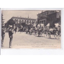 ESPAGNE: carrosse royal, fête du mariage d'Alphonse XIII et de la princesse Enal - très bon état