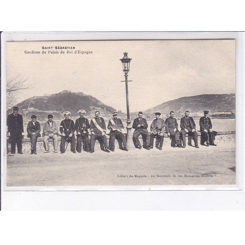 SAINT-SEBASTIEN: gardien du palais du roi d'espagne - très bon état