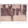 BIARRITZ: the king of spain Alphonse XIII on the steps of the hôtel du palais - très bon état