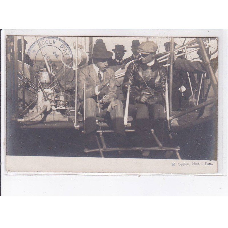 PAU: Roi d'espagne Alphonse XIII, Wilbur Wright, école d'aviation - très bon état PAU: Roi d'espagne Alphonse XIII, Wilbur Wright, école d'aviation - très bon état