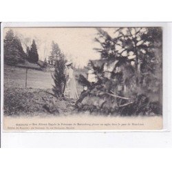 BIARRITZ: son altesse royale la princesse de battenberg plante un sapin dans le parc de mouriscot - très bon état
