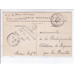 BIARRITZ: photo-montage, vers le bonheur!, automobile, roi d'espagne - très bon état
