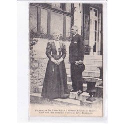 BIARRITZ: princesse Frédérica de hanovre et son mari, le baron Pawel Rammingen - très bon état
