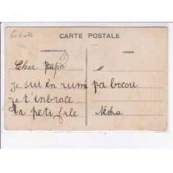 BIARRITZ: la reine Amélie de portugal aux thermes salins, automobile - état