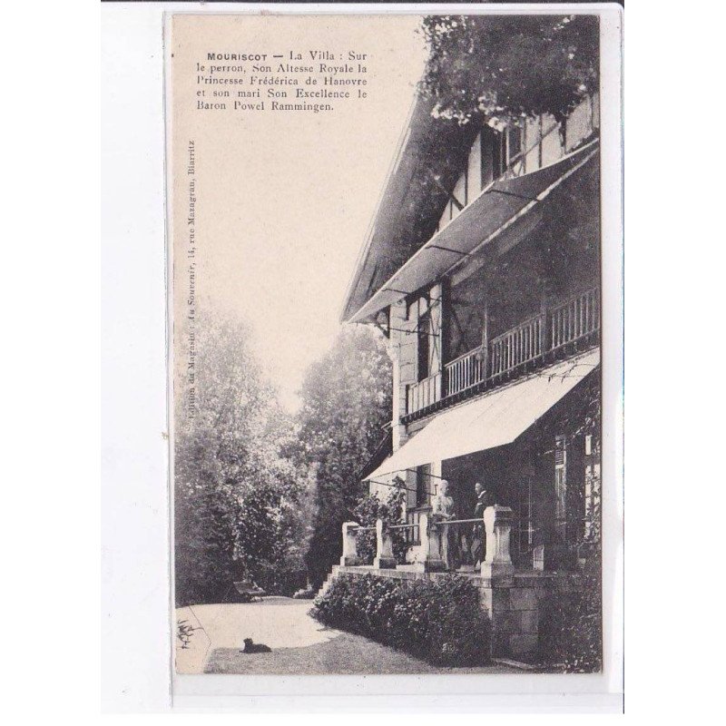 BIARRITZ: mouriscot, la villa, altesse royale la princesse Frédérica de hanovre, Baron Powel Rammingen - très bon état BIARRITZ: mouriscot, la villa, altesse royale la princesse Frédérica de hanovre, Baron Powel Rammingen - très bon état