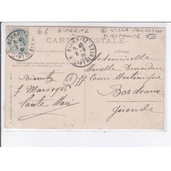 BIARRITZ: biarritz, villa mouriscot, alphonse XIII - très bon état