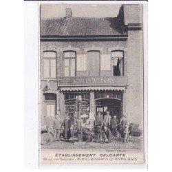 BLANC-MISSERON-QUIEVRECHAIN: établissement delcarte,88-90, rue nationale, moto - très bon état