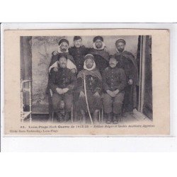 LOON PLAGE: guerre 1914-1915, soldats belges et spahis auxilliaire algériens - très bon état