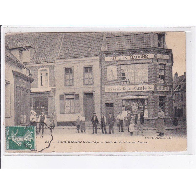 MARCHIENNES: coin de la rue de paris - très bon état
