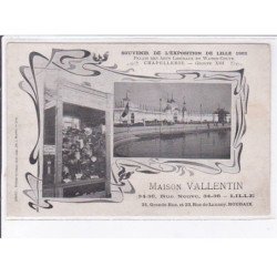 LILLE: maison vallentin, souvenir de l'exposition de lille 1902 - très bon état