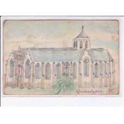QUAEDYPRE: peinte à la main, église - état