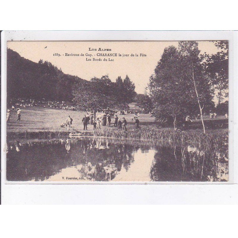 CHARANCE: le jour de la fête, les bords du lac - très bon état