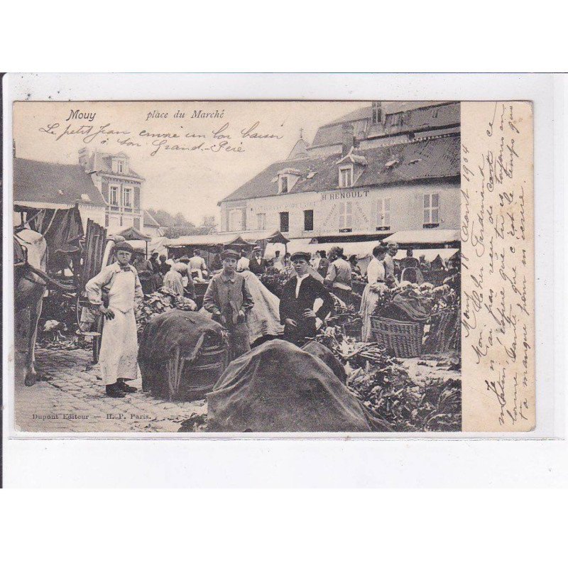 MOUY: place du marché - très bon état