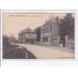 BRETEUIL: embranchement, route de breteuil et poste, hôtel et café noël - très bon état