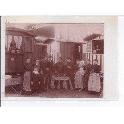 LIANCOURT: rouleau compresseur, 2 photos - très bon état