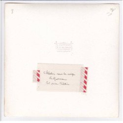 Photo 1936 de Lucien Gauthier : le ruisseau (contresignée - autographe) (ARECHES) - format 17x17 cm papier épais