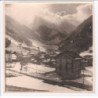 Photo 1936 de Lucien Gauthier : descente du grand Mont (ARECHES) - format 17x17 cm papier épais