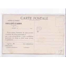 HOUILLERES D'AUBIN: triage des charbons, aciéries de france - très bon état