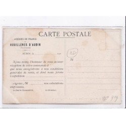 HOUILLERES D'AUBIN: puits n°1, aciéries de france - état