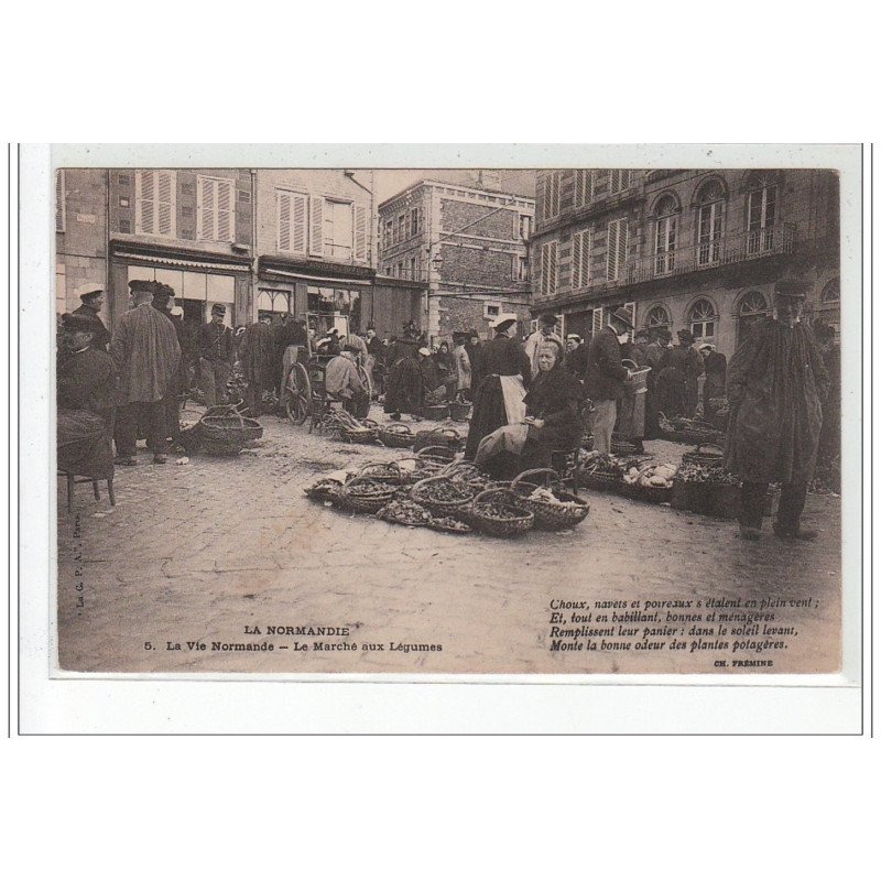 LA VIE NORMANDE - Le Marché aux Légumes - très bon état