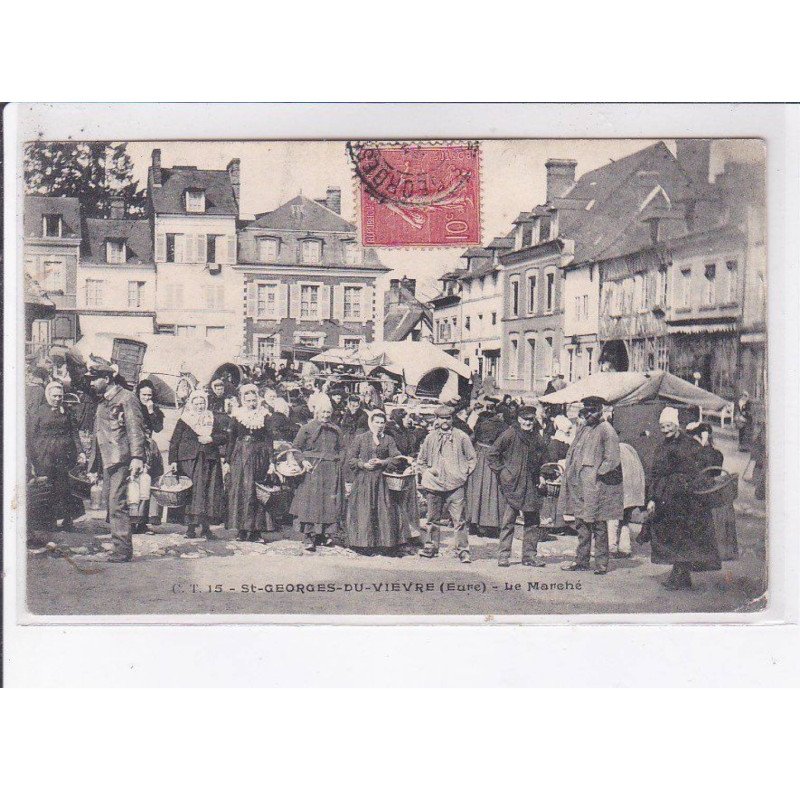 SAINT-GEORGES-du-VIEVRE: le marché - très bon état
