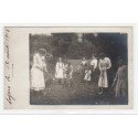 SOYERS : carte photo de joueurs de croquet en 1915 - très bon état