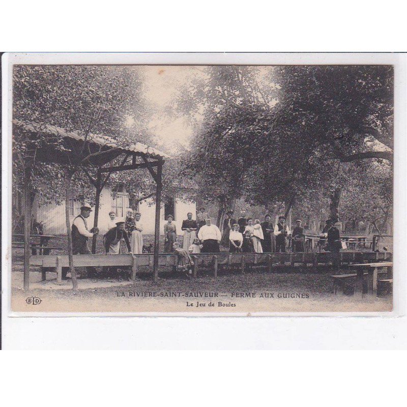 LA RIVIERE-SAINT-SAUVEUR: ferme aux guignes - très bon état