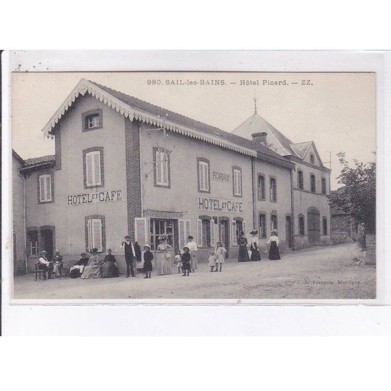 SAIL-les-BAINS: hôtel picard - très bon état