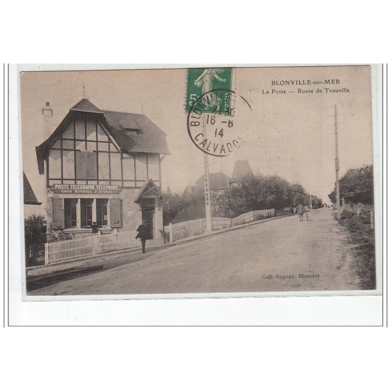 BLONVILLE SUR MER - La Poste - Route de Trouville - très bon état