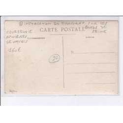 COURBEVOIE ASNIERES LEVALLOIS: installation du tramway sur les bords de seine - très bon état