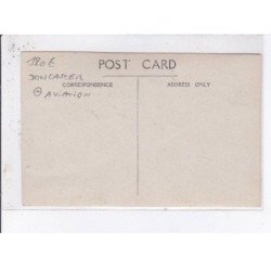 AVIATION: doncaster, M. Sommer on his biplan - très bon état