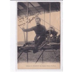 AVIATION: autographe, Henry M. Jullerot sur biplan henry farman - très bon état