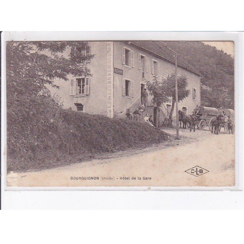 BOURGUIGNON: hôtel de la gare - état