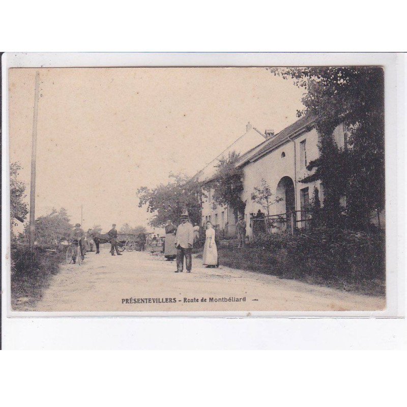 PRESENTEVILLERS: route de montbéliard - très bon état