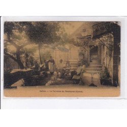 SAONE: la terrasse du restaurant gomot - état