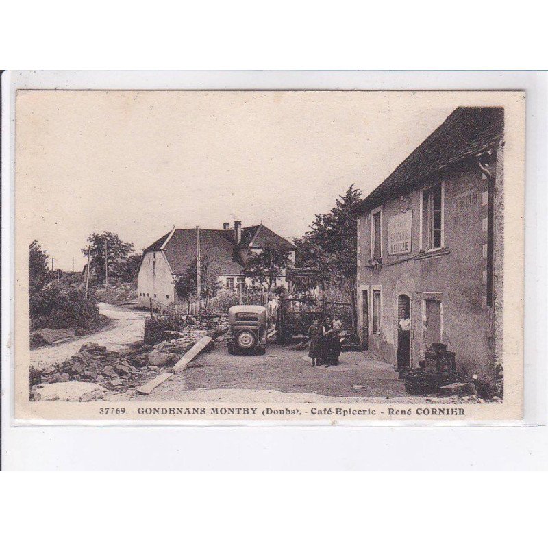 GONDENANS-MONTBY: café-épicerie, rené cornier - très bon état