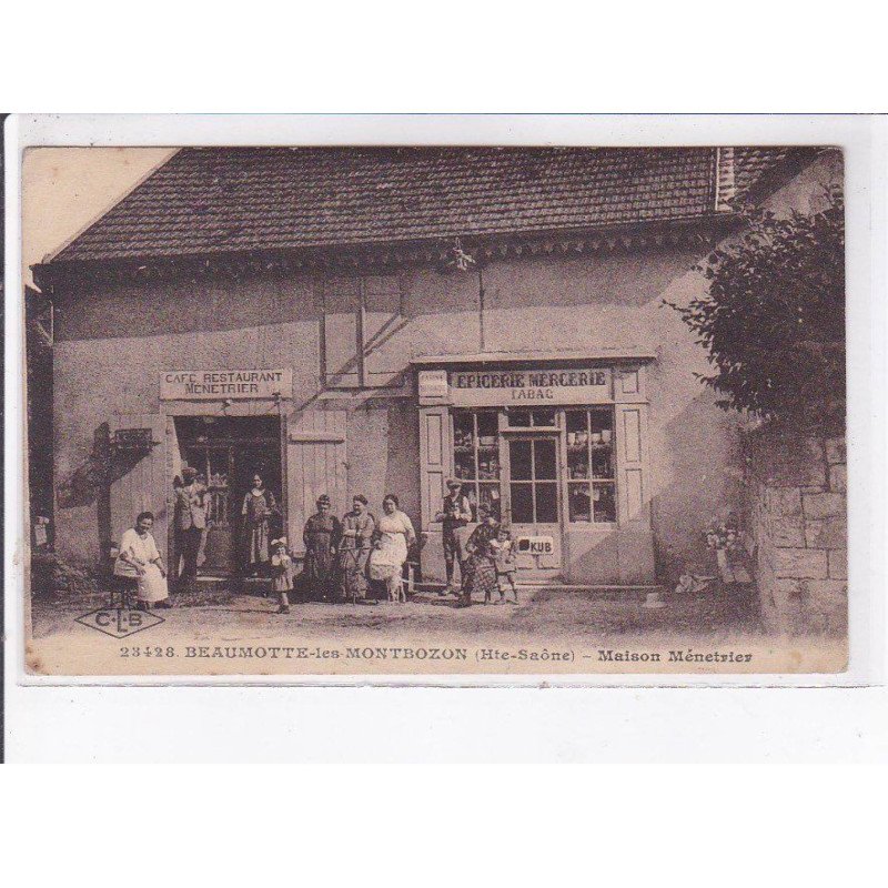 BEAUMMOTTE-les-MONTBOZON: maison ménetrier - très bon état