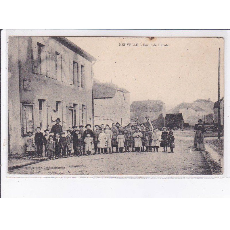 NEUVELLE-les-SCEY: sortie de l'école - très bon état